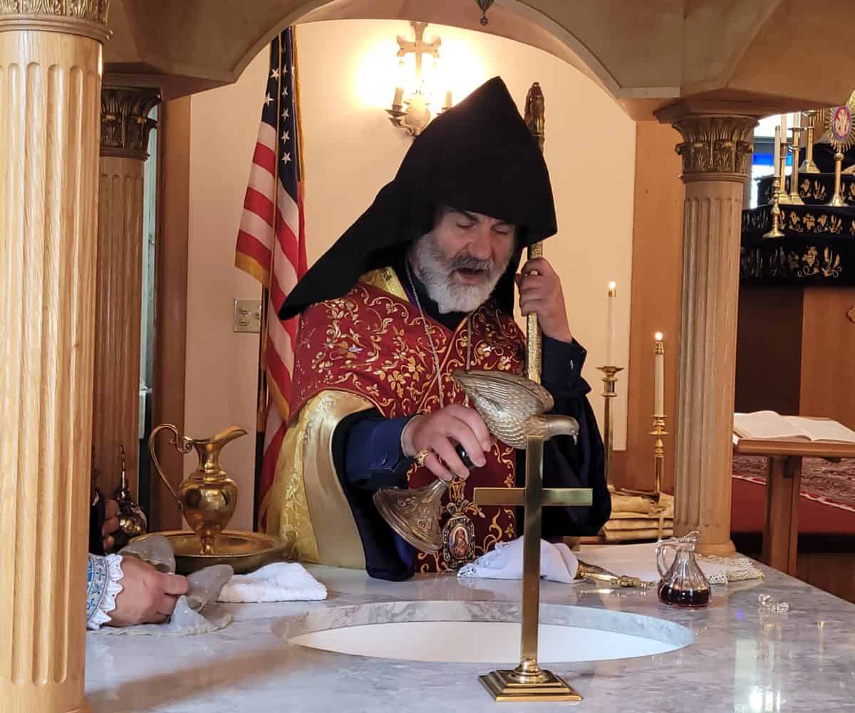 WHITINSVILLE BIKE-RIDE FUNDRAISER AND NEW BAPTISMAL FONT - Armenian Prelacy